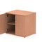 Impulse Desk High Cupboard, 1 Shelf, 730mm High, Beech