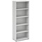 Impulse Extra Tall Bookcase, 4 Shelves, 2000mm High, White