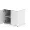 Impulse Desk High Cupboard, 1 Shelf, 730mm High, White