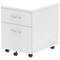 Impulse 2 Drawer Mobile Pedestal, White