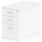 Impulse 3 Drawer Desk High Pedestal, 800mm Deep, White