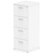 Impulse Foolscap Filing Cabinet, 4 Drawer, White