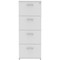 Impulse Filing Cabinet, 4 Drawer, White