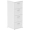 Impulse Filing Cabinet, 4 Drawer, White