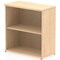 Impulse Low Bookcase, 1 Shelf, 800mm High, Maple