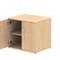 Impulse Desk High Cupboard, 1 Shelf, 730mm High, Maple