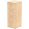 Impulse Foolscap Filing Cabinet, 4 Drawer, Maple