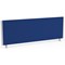Impulse Evolve Desk Screen, 1200x400mm, Silver Frame, Blue