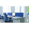 Impulse Desk Screen, 1800mm Wide, Blue