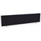 Impulse Evolve Desk Screen, 1800x400mm, Silver Frame, Black
