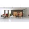 Impulse 1800mm Rectangular Desk, Silver Cantilever Leg, Beech