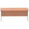 Impulse 1800mm Rectangular Desk, Silver Cantilever Leg, Beech