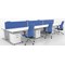 Impulse 1800mm Rectangular Desk, Silver Cantilever Leg, White