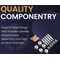 Impulse 1800mm Rectangular Desk, Silver Cantilever Leg, Walnut