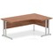 Impulse 1800mm Corner Desk, Right Hand, Silver Cantilever Leg, Walnut Impulse 1800mm Corner Desk, Right Hand, Silver Cantilever Leg, Walnut