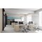 Impulse 1200mm Rectangular Desk, Silver Cantilever Leg, Maple