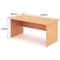 Impulse 1200mm Rectangular Desk, Panel End Leg, Beech