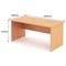 Impulse 1800mm Rectangular Desk, Panel End Leg, Beech