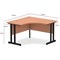 Impulse 1200mm Corner Desk, Panel End Leg, Beech