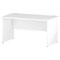 Impulse 1400mm Rectangular Desk, Panel End Leg, White