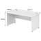 Impulse 1800mm Rectangular Desk, Panel End Leg, White Impulse 1800mm Rectangular Desk, Panel End Leg, White