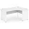 Impulse 1800mm Corner Desk, Right Hand, Panel End Leg, White