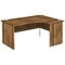 Impulse 1800mm Corner Desk, Right Hand, Panel End Leg, Walnut