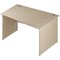 Impulse Panel End Wave Desk, Right Hand, 1400mm Wide, Maple
