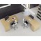 Impulse 1600mm Corner Desk, Left Hand, Panel End Leg, Maple