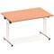 Impulse Rectangular Folding Table, 1200mm Wide, Beech