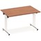 Impulse Rectangular Folding Table, 1200mm, Walnut