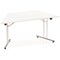 Impulse Trapezoidal Folding Table, 1600mm, White