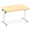 Impulse Rectangular Folding Table, 1200mm, Maple