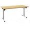 Impulse Rectangular Folding Table, 1200mm, Maple