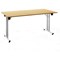Impulse Rectangular Folding Table, 1600mm, Maple