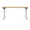 Impulse Rectangular Folding Meeting Table, 1800mm, Maple