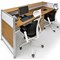 Impulse Signature Reception Desk - Walnut