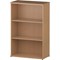 Impulse Medium Bookcase, 2 Shelves, 1200mm High, Oak Impulse Medium Bookcase, 2 Shelves, 1200mm High, Oak