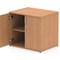 Impulse Desk High Cupboard, 1 Shelf, 730mm High, Oak