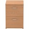 Impulse Foolscap Filing Cabinet, 2 Drawer, Oak