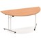 Impulse Semi-circular Folding Table, 1600mm, Oak