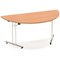Impulse Semi-circular Folding Table, 1600mm, Oak