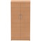 Impulse Tall Cupboard, 3 Shelves, 1600mm High, Oak