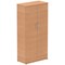 Impulse Tall Cupboard, 3 Shelves, 1600mm High, Oak