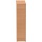 Impulse Tall Cupboard, 3 Shelves, 1600mm High, Oak