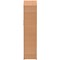 Impulse Tall Cupboard, 3 Shelves, 1600mm High, Oak