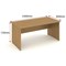 Impulse 1400mm Rectangular Desk, Panel End Leg, Oak