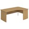 Impulse 1800mm Corner Desk, Right Hand, Panel End Leg, Oak