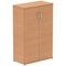 Impulse Medium Cupboard, 2 Shelves, 1200mm High, Oak