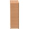 Impulse Medium Cupboard, 2 Shelves, 1200mm High, Oak